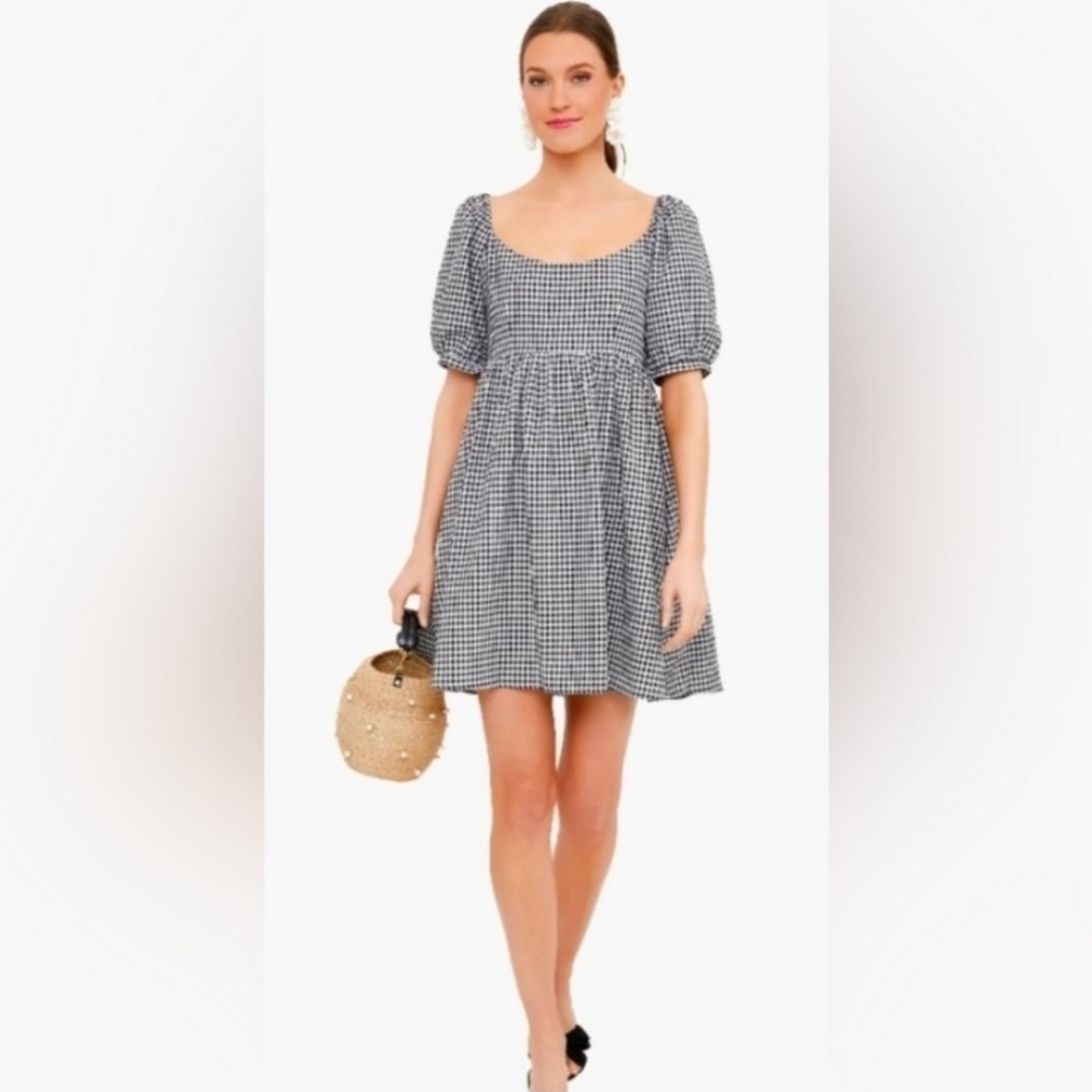 COPY - Tuckernuck Pomander Place Black Gingham Abigail Dress